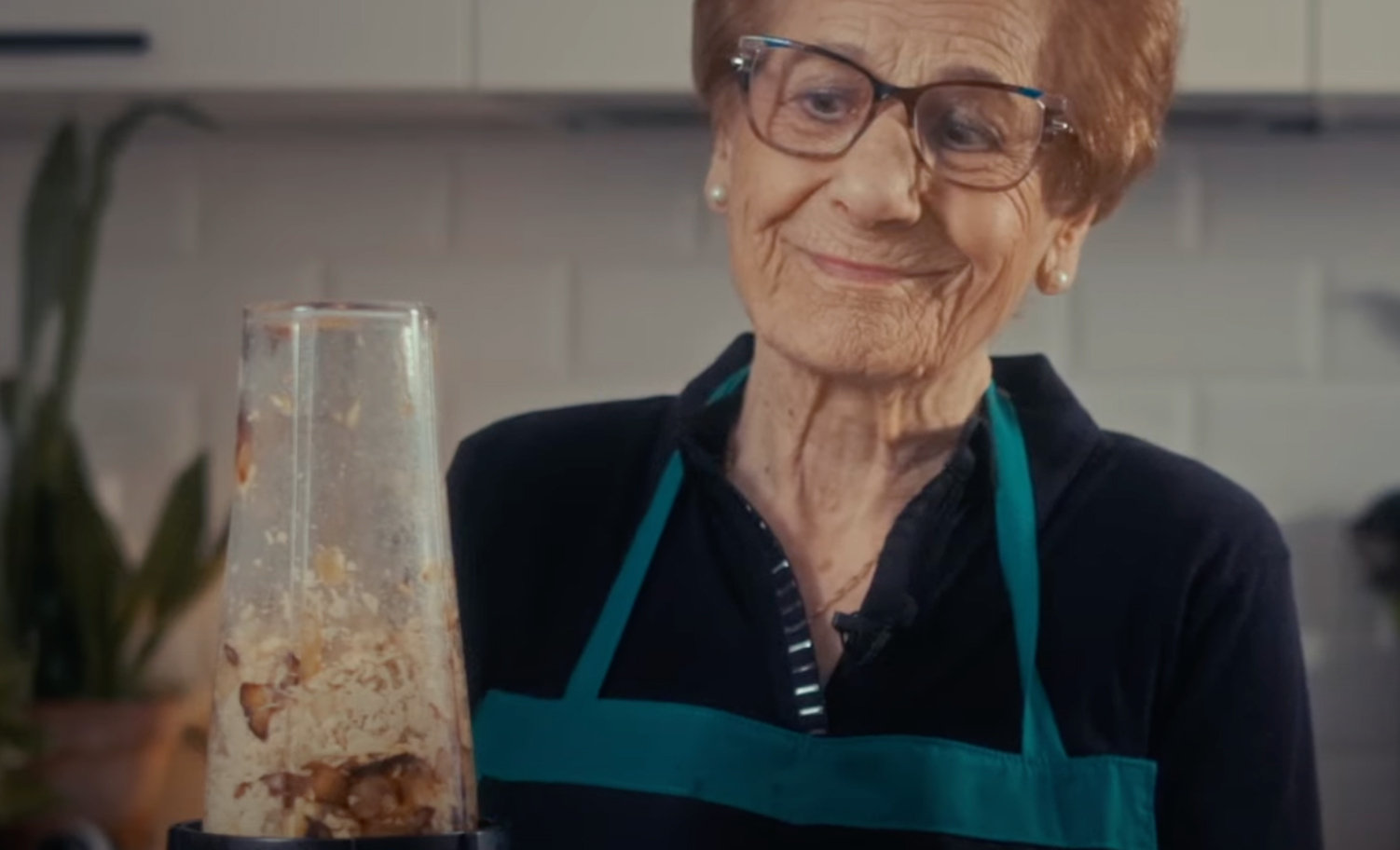 Abuela sonriendo